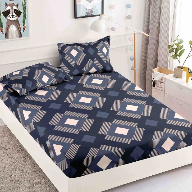 Husa de Pat Bumbac Finet 3 Piese – Confort si Eleganta pentru Somnul Tau | COD 0810-J