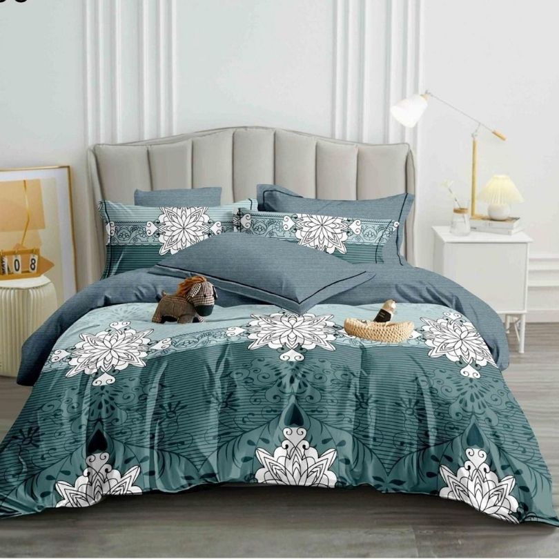 Lenjerie de Pat Bumbac Finet – 6 Piese | Confort si Eleganta pentru Somnul Tau | COD 0331-CF