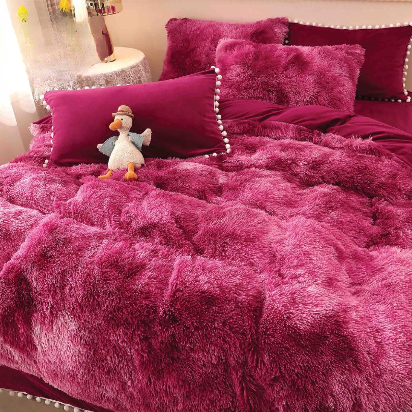Lenjerie de Pat Cocolino Fluffy – Set 6 Piese pentru Răsfăț și Căldură în Sezonul Rece | COD 0904-J