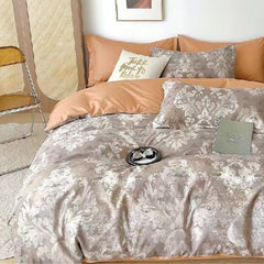 Lenjerie de Pat din Bumbac Satinat – Set 6 Piese | Confort si Eleganta pentru Somnul Tau | COD 0534-CF