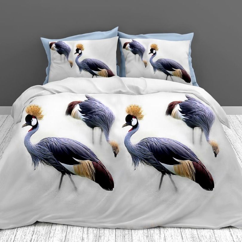 Lenjerie de pat din bumbac satinat 3D, 4 piese – Eleganta si confort pentru dormitorul tau | COD 0185-SI