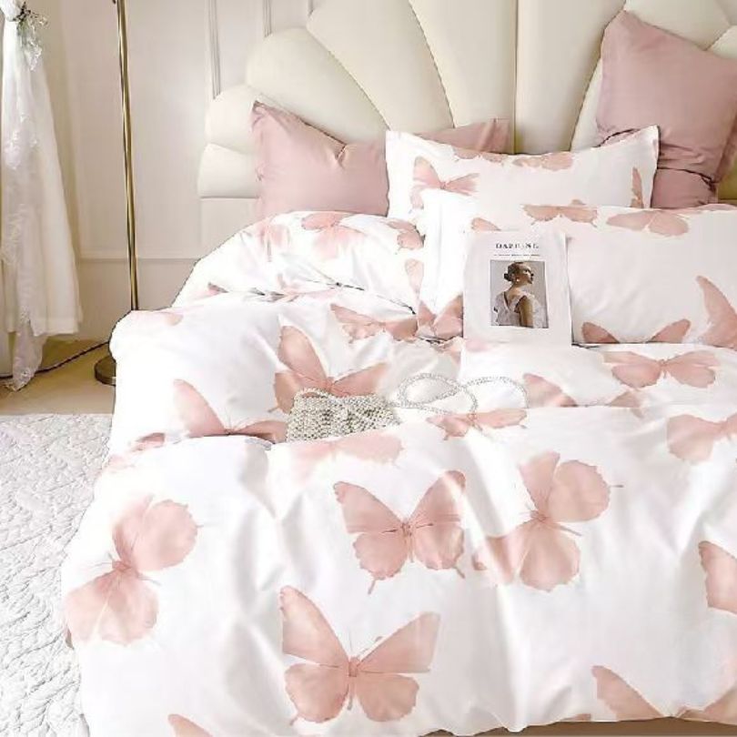 Lenjerie de Pat din Bumbac Satinat – Set 6 Piese | Confort si Eleganta pentru Somnul Tau | COD 0532-CF