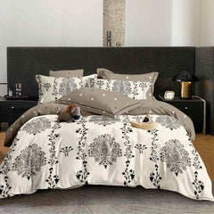 Lenjerie de Pat Bumbac Finet – 6 Piese | Confort si Eleganta pentru Somnul Tau | COD 0324-CF