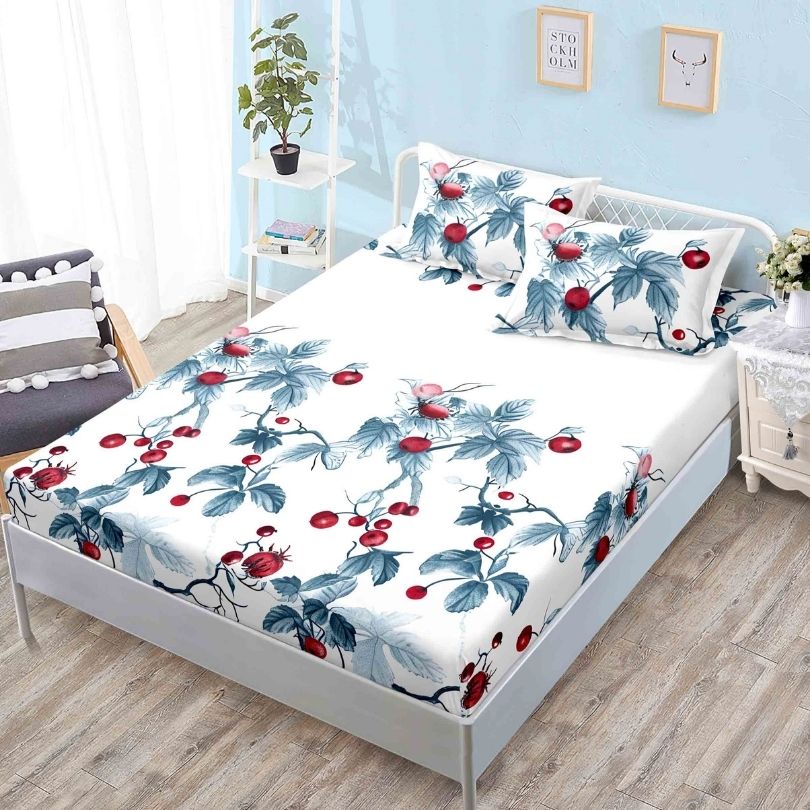 Husa de pat finet cu elastic 3 piese – confort si protectie pentru saltea | COD 0373-PR