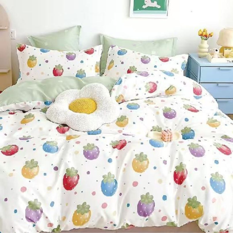 Lenjerie de Pat din Bumbac Satinat – Set 6 Piese | Confort si Eleganta pentru Somnul Tau | COD 0530-CF