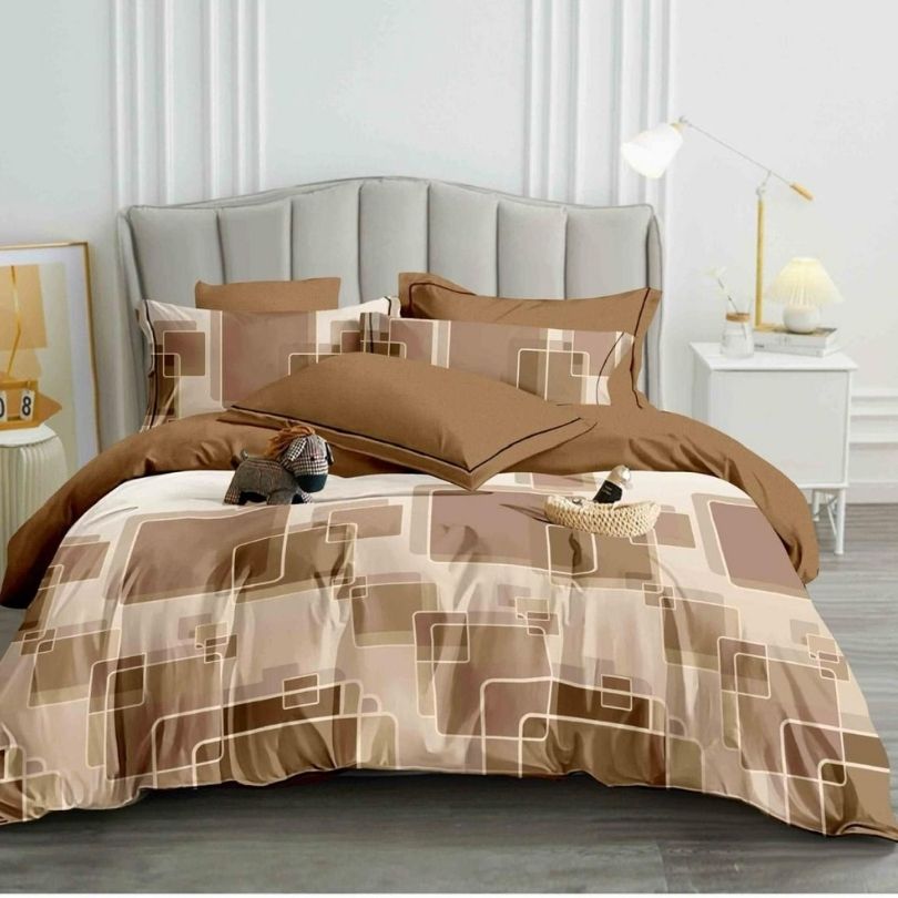 Lenjerie de Pat Bumbac Finet – 6 Piese | Confort si Eleganta pentru Somnul Tau | COD 0323-CF