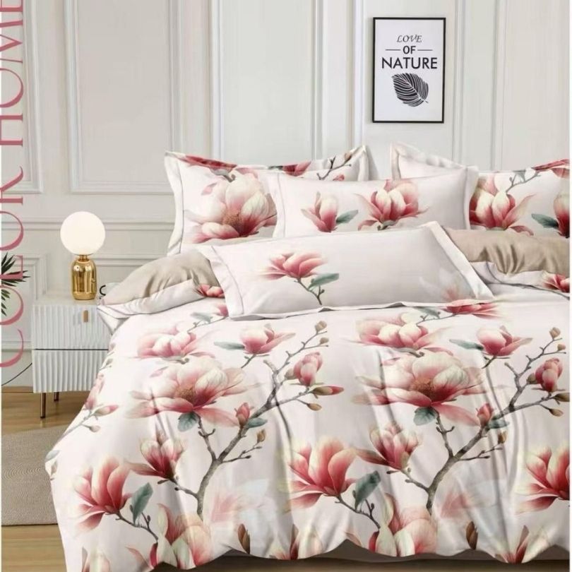 Lenjerie de Pat Bumbac Finet – 6 Piese | Confort si Eleganta pentru Somnul Tau | COD 0316-CF