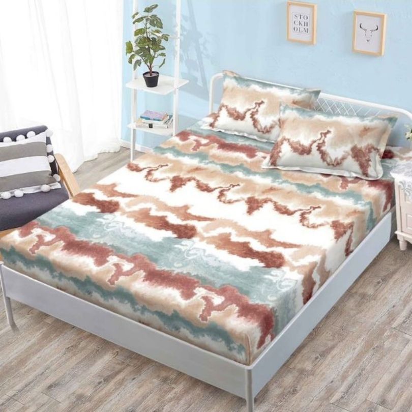Husa de pat finet cu elastic 3 piese – confort si protectie pentru saltea | COD 0369-PR