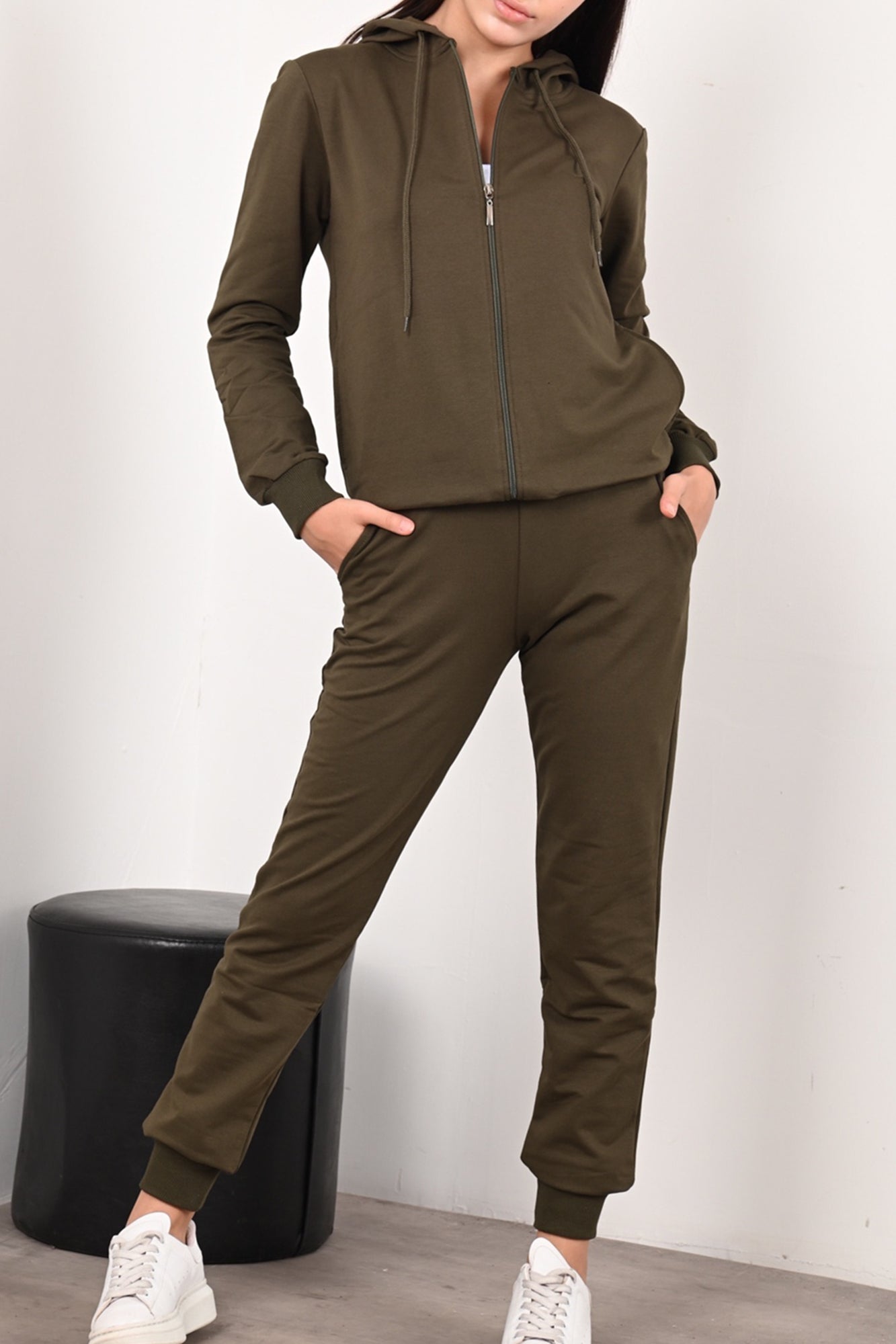 Trening dama bumbac maneca lunga 3002