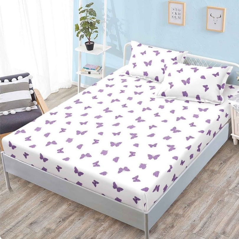 Husa de pat finet cu elastic 3 piese – confort si protectie pentru saltea | COD 0360-PR