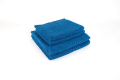 Set de 4 prosoape greek border-albastru