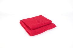 Set de 2 prosoape greek border- rosu
