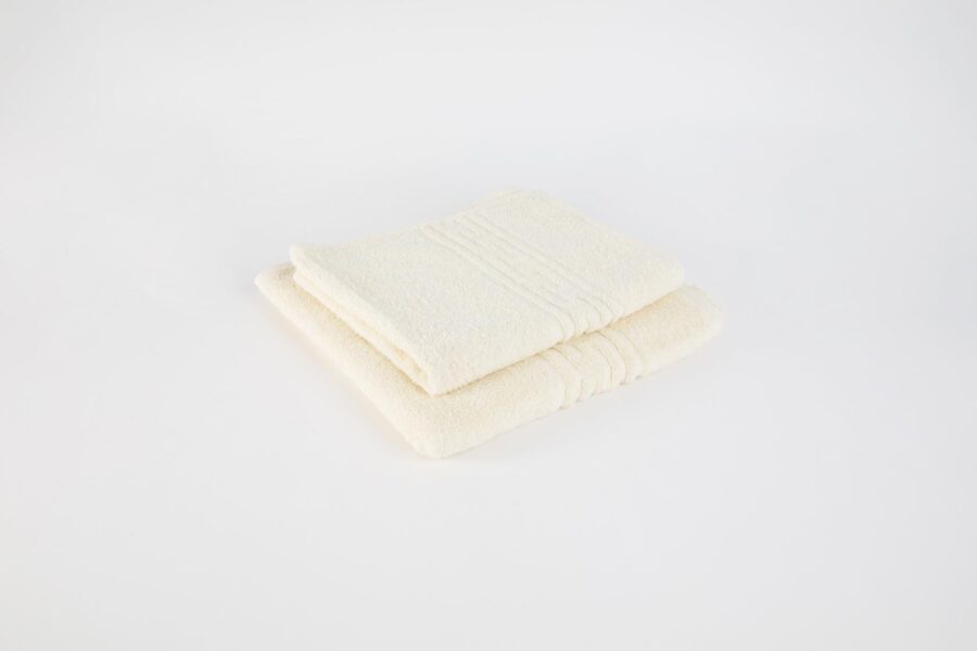 Set de 2 prosoape greek border- crem
