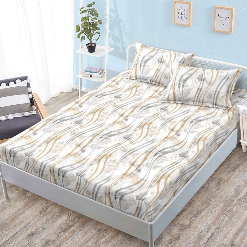 Husa de pat finet cu elastic 3 piese – confort si protectie pentru saltea | COD 0393-PR
