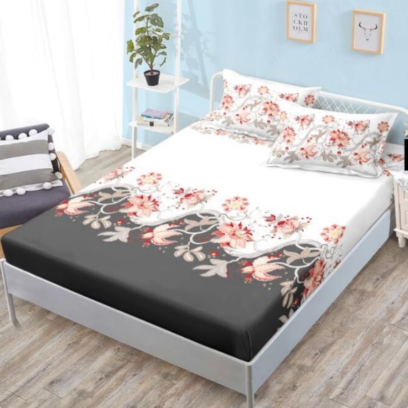 Husa de pat finet cu elastic 3 piese – confort si protectie pentru saltea | COD 0358-PR