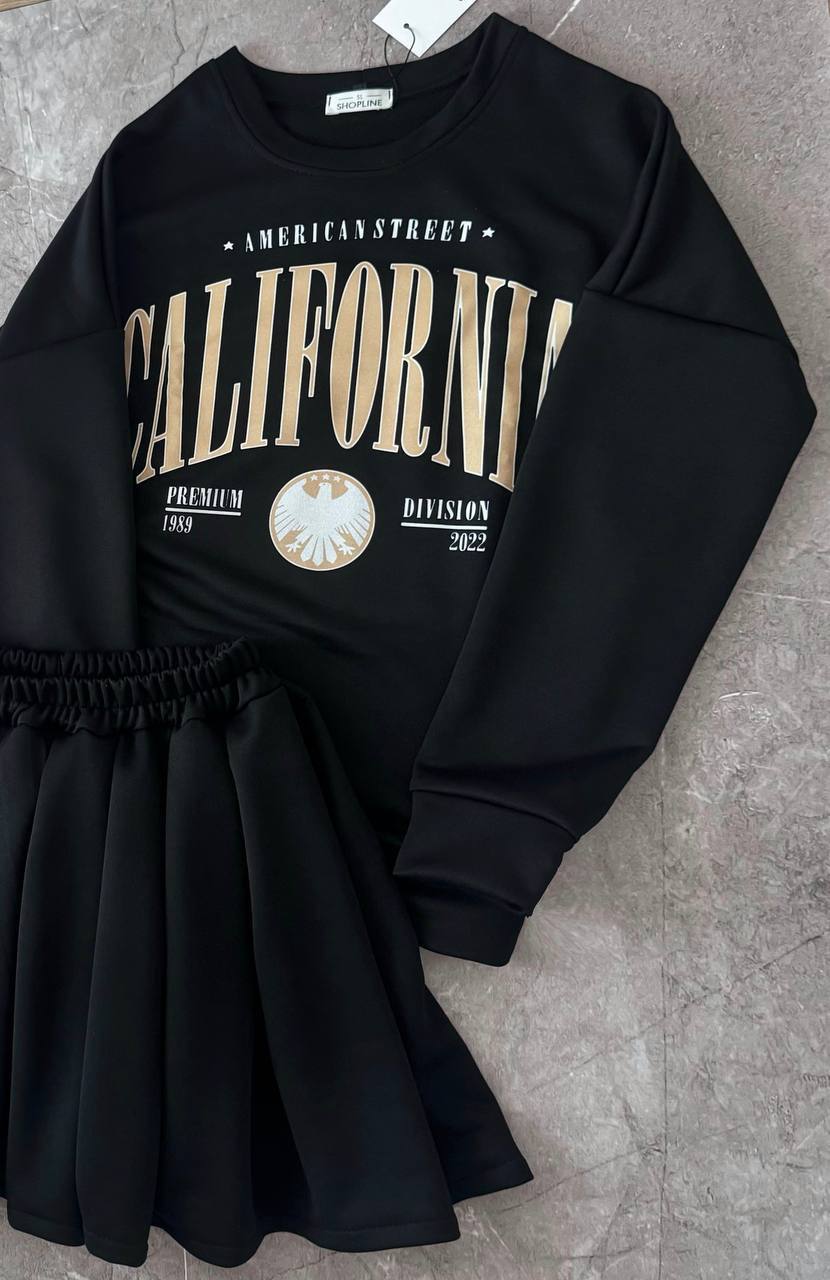 Compleul damă bluza si fusta California 4152