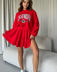Compleul damă bluza si fusta California 4152