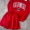 Compleul damă bluza si fusta California 4152