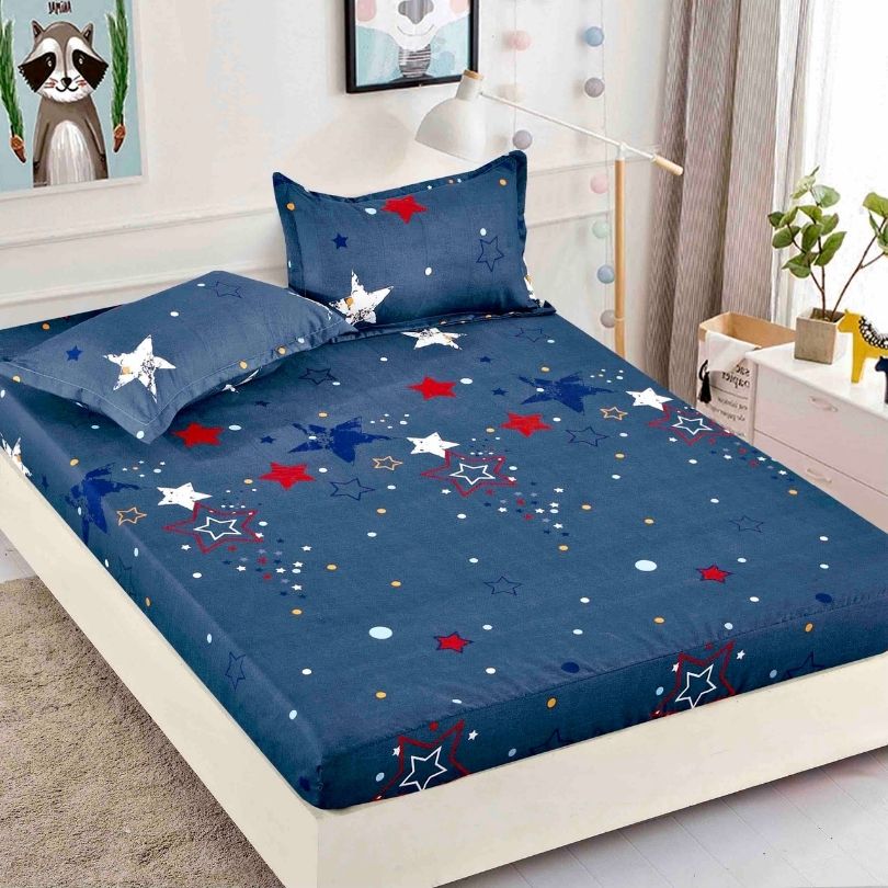 Husa de Pat Bumbac Finet 3 Piese – Confort si Eleganta pentru Somnul Tau | COD 0837-J