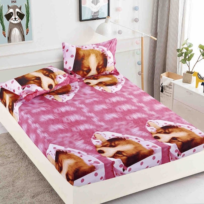 Husa de Pat Bumbac Finet 3 Piese – Confort si Eleganta pentru Somnul Tau | COD 0838-J