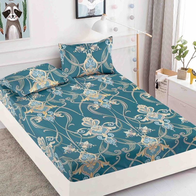 Husa de Pat Bumbac Finet 3 Piese – Confort si Eleganta pentru Somnul Tau | COD 0839-J