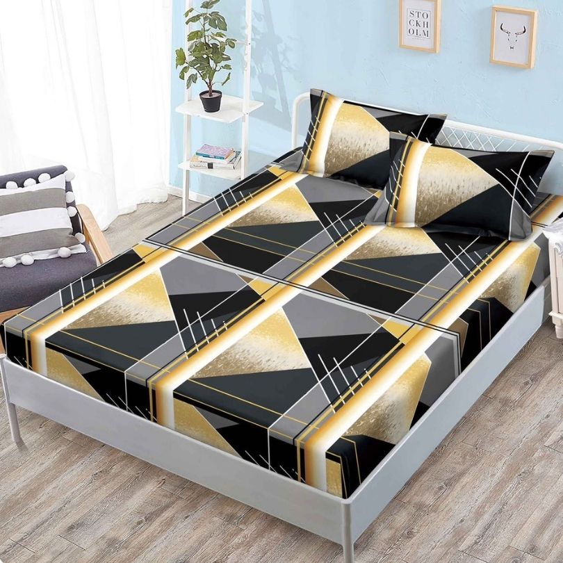 Husa de pat finet cu elastic 3 piese – confort si protectie pentru saltea | COD 0351-PR