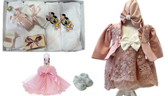 Set Botez Păpușică minnie cu Paltonaș