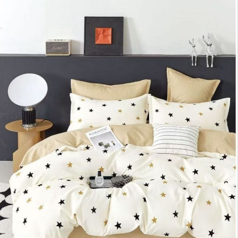 Lenjerie de Pat Bumbac Finet – 6 Piese | Confort si Eleganta pentru Somnul Tau | COD 0282-CF