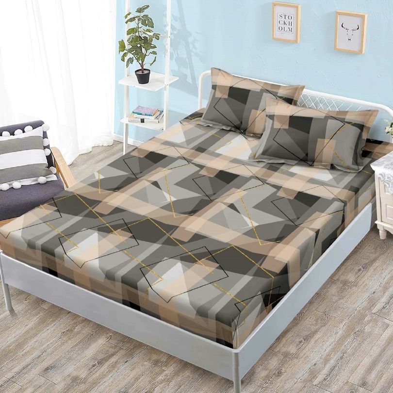 Husa de pat finet cu elastic 3 piese – confort si protectie pentru saltea | COD 0394-PR