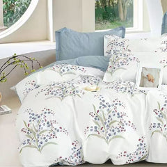 Lenjerie de Pat din Bumbac Satinat – Set 6 Piese | Confort si Eleganta pentru Somnul Tau | COD 0550-CF