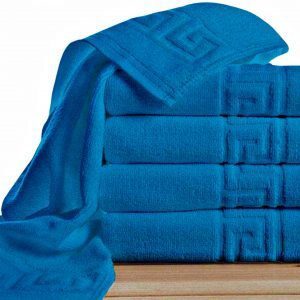 Set 5 prosoape de baie | Greek Border ââ¬â Albastru