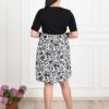 Rochie dama marimi mari cu nasturi 5086-22