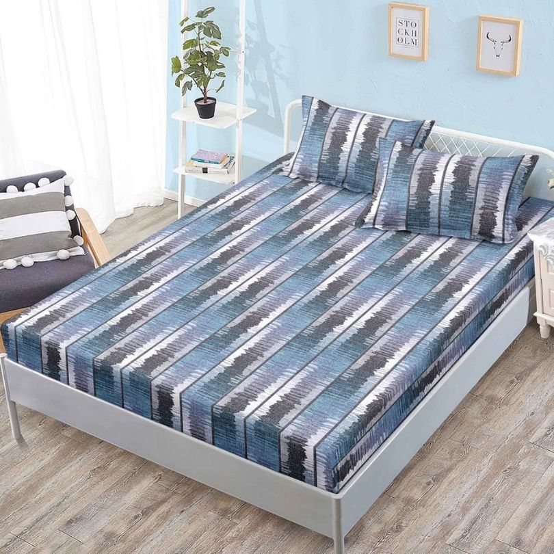 Husa de pat finet cu elastic 3 piese – confort si protectie pentru saltea | COD 0348-PR