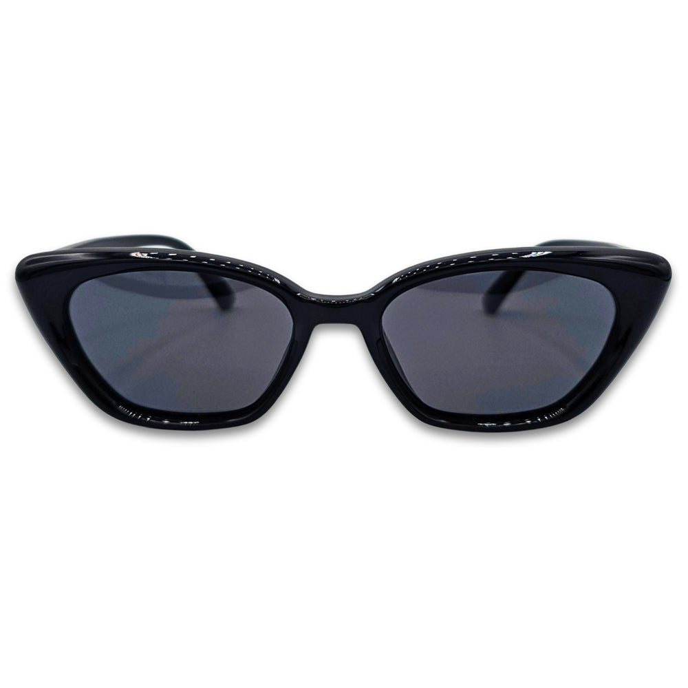 Ochelari de soare pentru femei Matteo Ferari, lentile negre, rama neagra