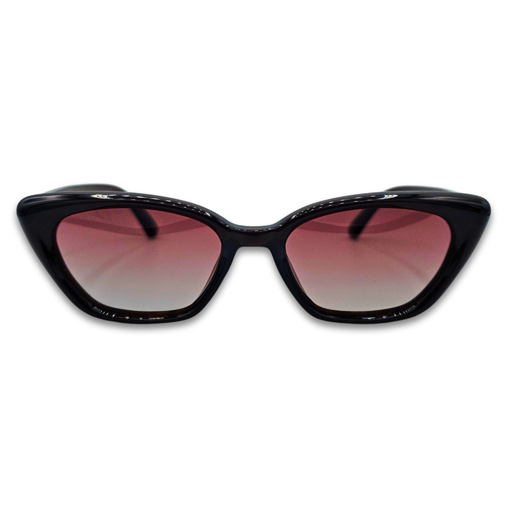 Ochelari de soare pentru femei, Matteo Ferari, cat-eye, lentile maro degrade
