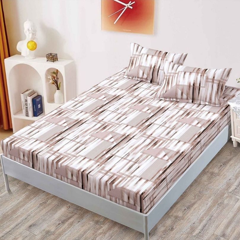 Husa de pat finet cu elastic 3 piese – confort si protectie pentru saltea | COD 0345-PR