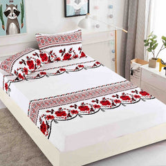 Husa de Pat Bumbac Finet 3 Piese – Confort si Eleganta pentru Somnul Tau | COD 0846-J