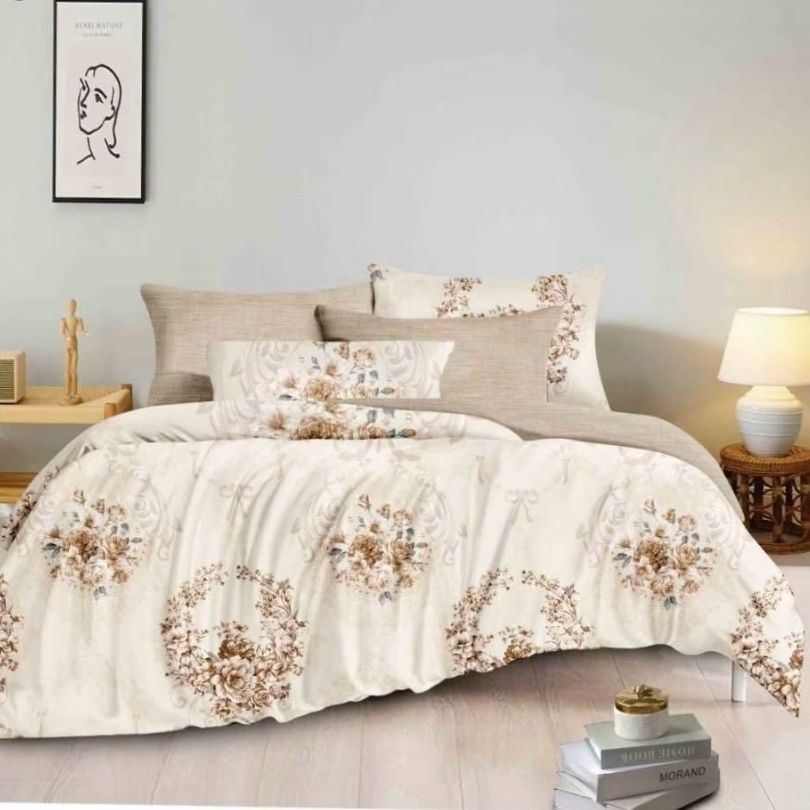 Lenjerie de Pat Bumbac Finet – 6 Piese | Confort si Eleganta pentru Somnul Tau | COD 0312-CF