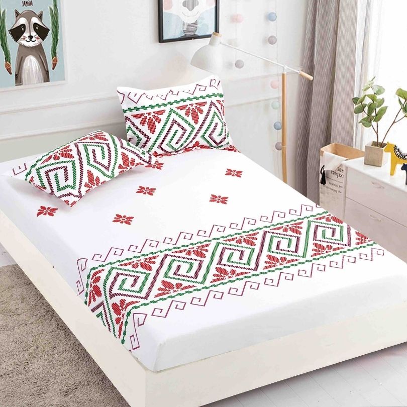 Husa de Pat Bumbac Finet 3 Piese – Confort si Eleganta pentru Somnul Tau | COD 0847-J