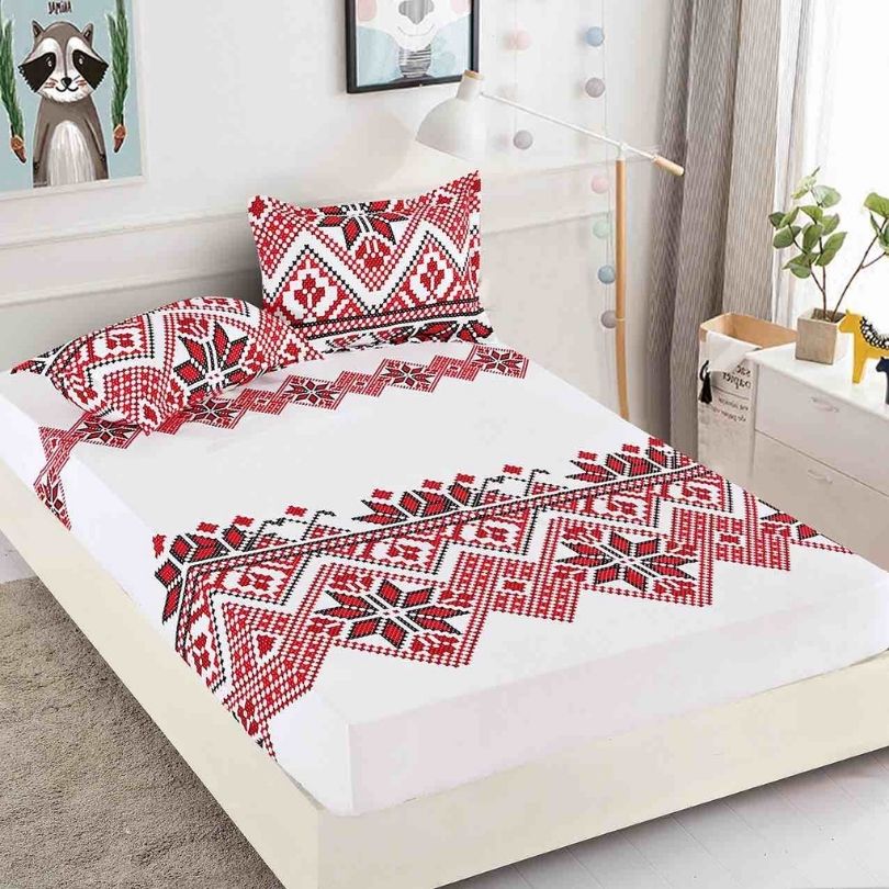 Husa de Pat Bumbac Finet 3 Piese – Confort si Eleganta pentru Somnul Tau | COD 0848-J