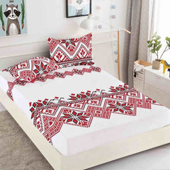 Husa de Pat Bumbac Finet 3 Piese – Confort si Eleganta pentru Somnul Tau | COD 0848-J