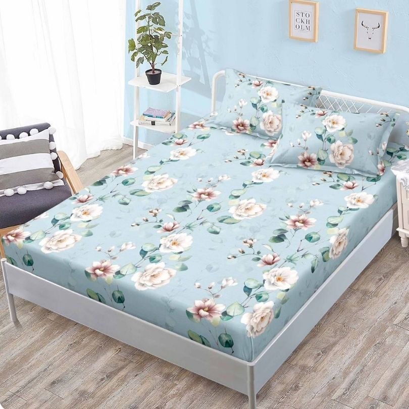 Husa de pat finet cu elastic 3 piese – confort si protectie pentru saltea | COD 0341-PR
