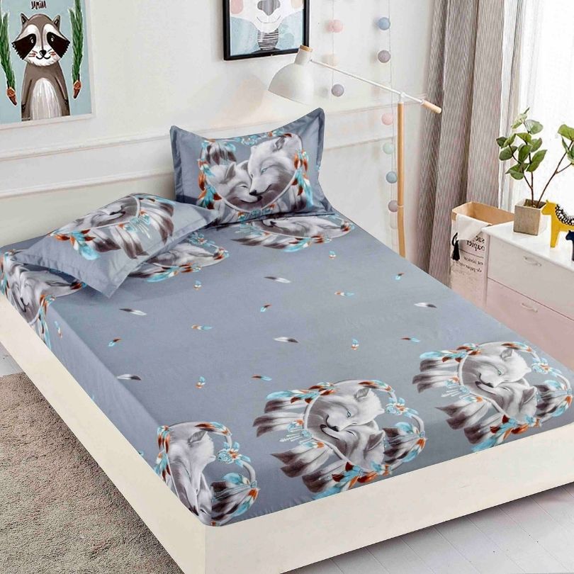 Husa de Pat Bumbac Finet 3 Piese – Confort si Eleganta pentru Somnul Tau | COD 0851-J