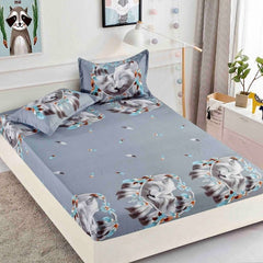 Husa de Pat Bumbac Finet 3 Piese – Confort si Eleganta pentru Somnul Tau | COD 0851-J