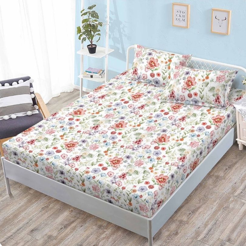 Husa de pat finet cu elastic 3 piese – confort si protectie pentru saltea | COD 0340-PR
