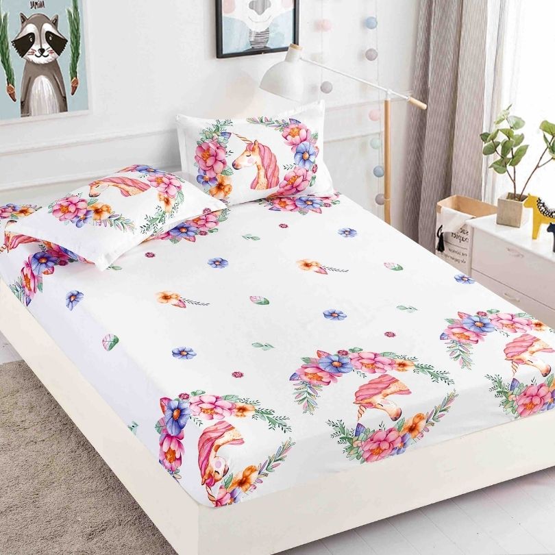 Husa de Pat Bumbac Finet 3 Piese – Confort si Eleganta pentru Somnul Tau | COD 0853-J