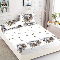 Husa de Pat Bumbac Finet 3 Piese – Confort si Eleganta pentru Somnul Tau | COD 0800-J