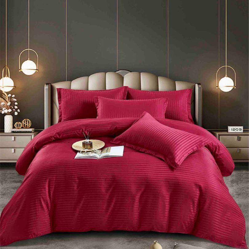 Lenjerie de Pat Damasc – 6 Piese | Eleganta, Rafinament si Confort Premium | COD 0924-J