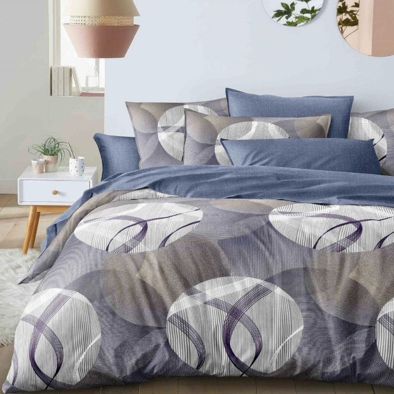 Lenjerie de Pat Bumbac Finet – 6 Piese | Confort si Eleganta pentru Somnul Tau | COD 0303-CF