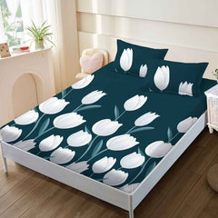 Husa de pat finet cu elastic 3 piese – confort si protectie pentru saltea | COD 0338-PR